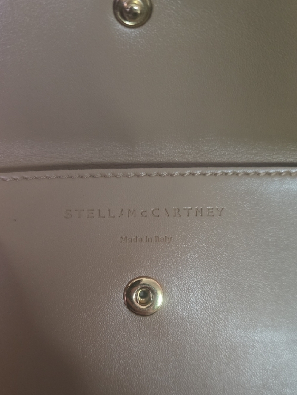 Stella McCartney Tan/Beige Faux Fur Shearling Sherpa Trim Tote W/ Pouch - Picture 6 of 16